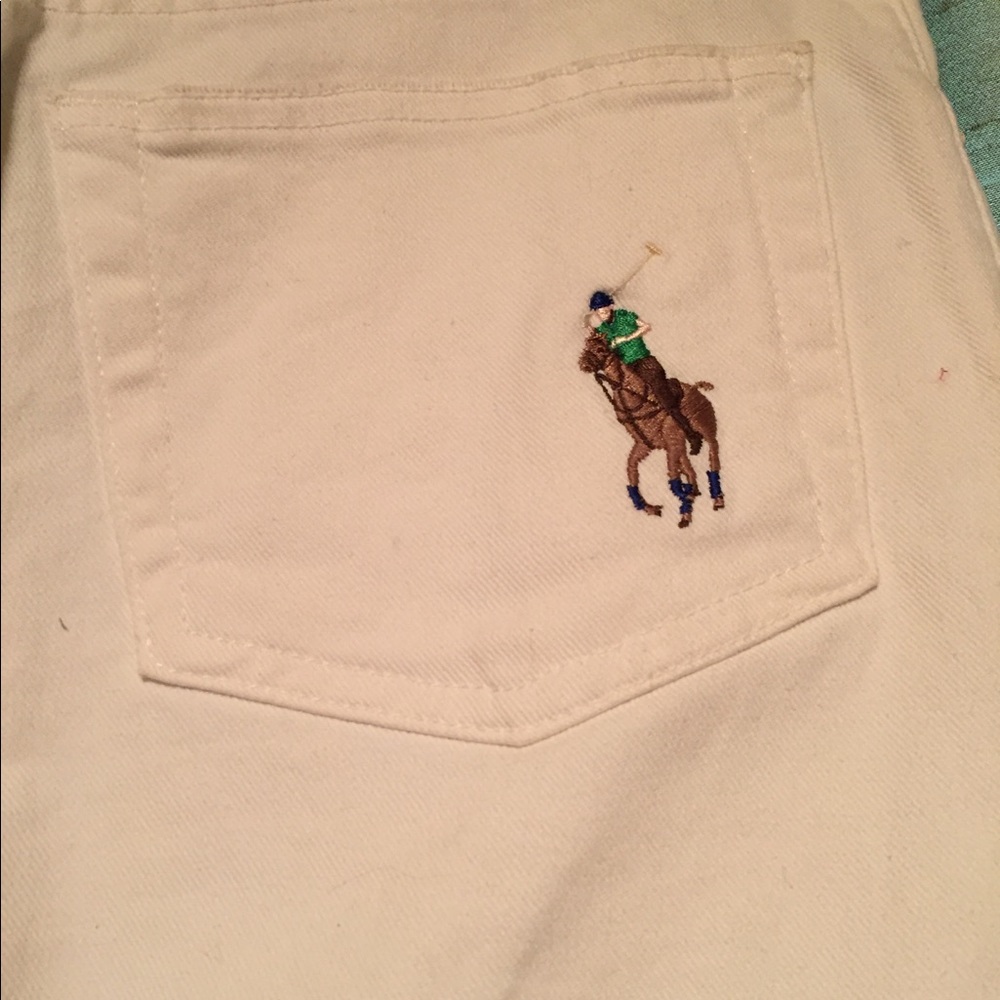 Ralph Lauren size 29 white denim skirt